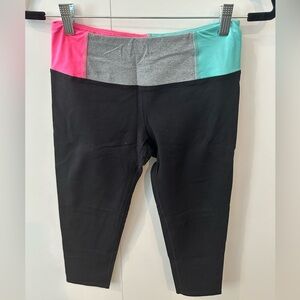 Hard tail Tri-Color Cropped Leggings